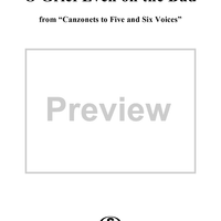 O Grief Even on the Bud