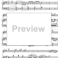 Sonata No.35 A Major KV526 - Score