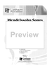 Mendelssohn Songs: Volume 1 for Cello Quartet - Score