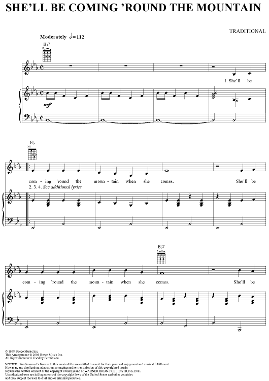 She'll Be Coming 'Round the Mountain