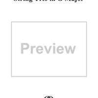 String Trio in G major op. 1, no. 6 - Cello