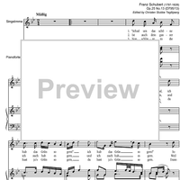 Mit dem grünen Lautenbande Op.25 No.13 D795