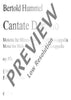 Cantate Domino - Choral Score