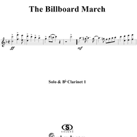 The Billboard March - Solo & 1st Clarinets