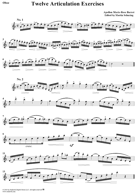 Twelve Articulation Exercises