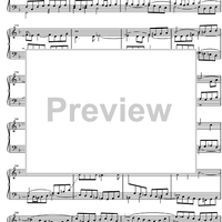 Fugue a Quattro Sogetti BWV 1080/19 - Keyboard