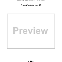 "Erbarme dich", Aria, No. 3 from Cantata No. 55: "Ich armer Mensch, ich Sündenknecht" - Piano Score