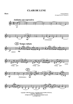 Clair de lune - Horn (Op. Trombone)