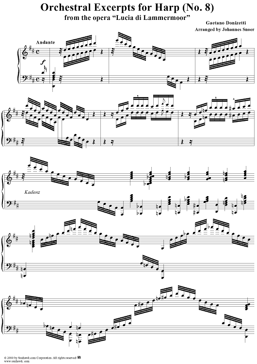Lucia di Lammermoor (Harp Excerpt)