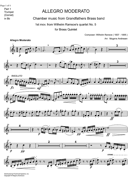 Allegro - B-flat Trumpet