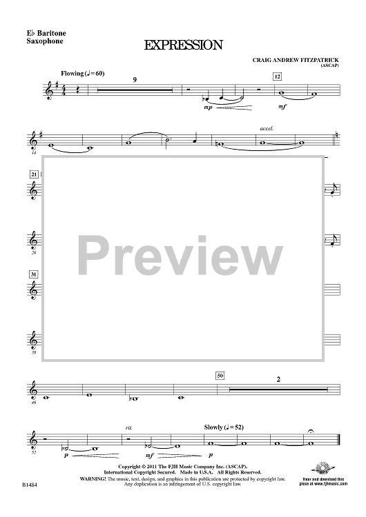 Expression - Eb Baritone Sax