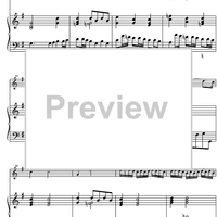 Sonata G Major - Score