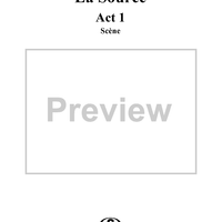 La Source, Act 1, No. 3: Scène