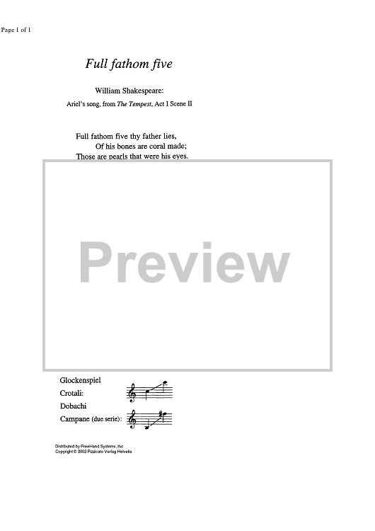 Remembering Martha (Wliilam Shakespeare: Full Fathom Five) - Lyrics