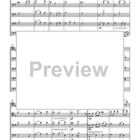 Cello Song for Cello Quintet or Cello Quartet with Bass - Score