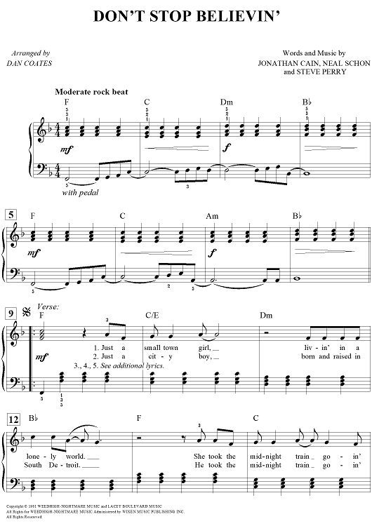 Don't Stop Believin'