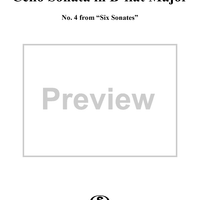 Cello Sonata No. 4 in B-flat Major, RV45 - Cello