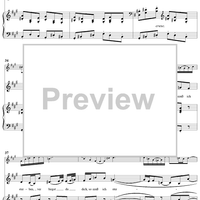 "Kein Arzt ist ausser dir zu finden", Aria, No. 3 from Cantata No. 103: "Ihr werdet weinen und heulen" - Piano Score