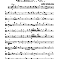 Allelujah from Exultate Jubilate - Viola