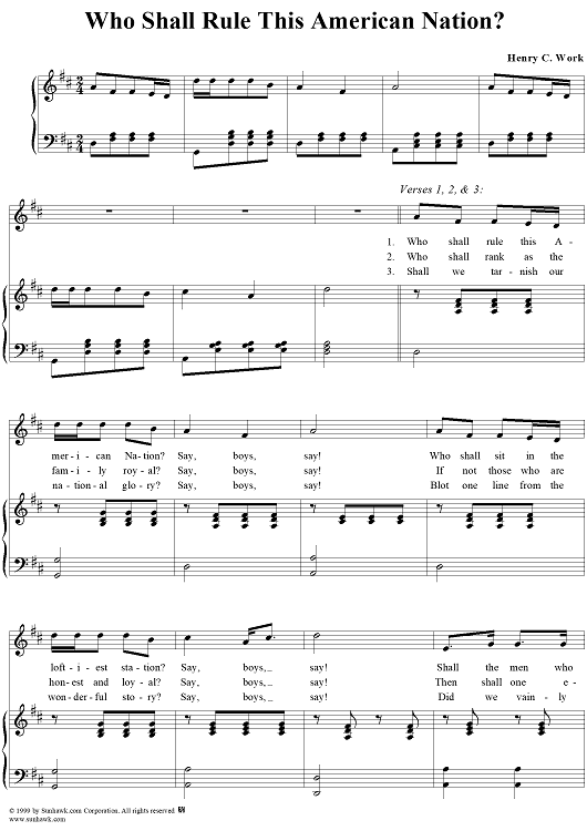 Who Shall Rule This American Nation?