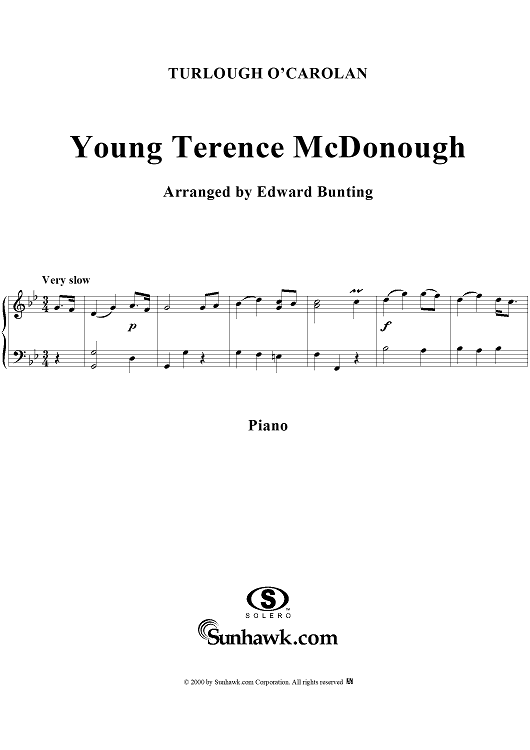 Young Terence McDonough