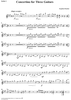 Concertino for Three Guitars - Guitar 1