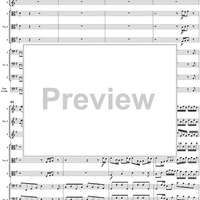 Brandenburg Concerto No. 3: Movement 1 - Score