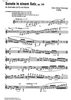 Sonate in einem Satz (Sonata in one a movement) - Clarinet in B-flat