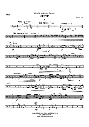 Suite for Horn and Tuba - Tuba