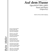 Auf dem Flusse Op.89 No. 7 D911