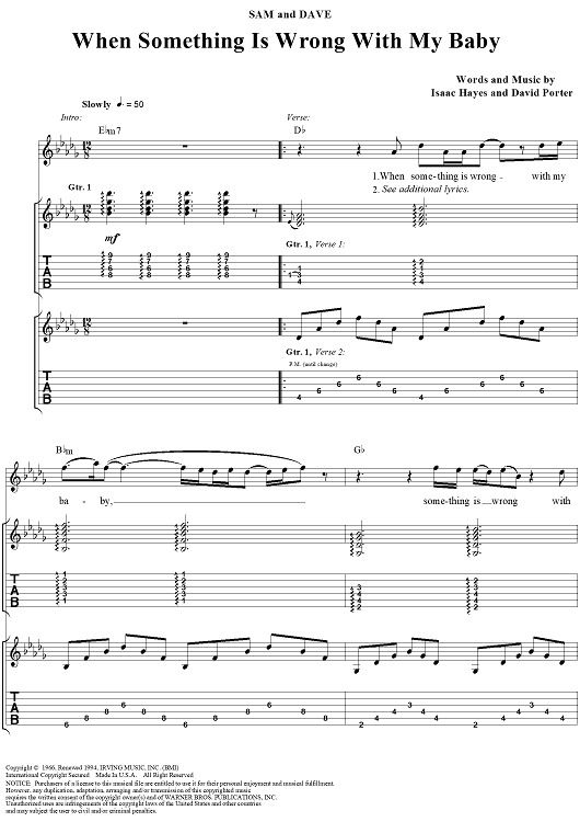 When Something Is Wrong With My Baby