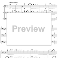 Trios and Quartets for Double Basses, Volume I