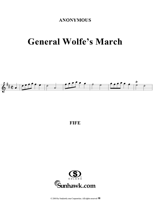 Gen. Wolfe's March