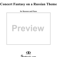 Concert Fantasy, Op. 33 - Piano Score