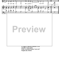 Non veggio ogg'il mio sole