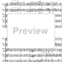 Birthday Variations Carl Nielsen - Score