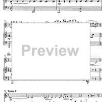 Adagio et fugue - Score