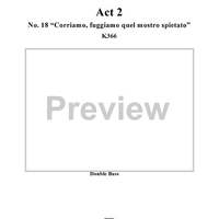 Idomeneo, rè di Creta, Act 2, No. 18 "Corriamo, fuggiamo quel mostro spietato" - Full Score
