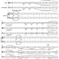 Piano Quartet No. 3 in C Minor, Movement 1 - Piano Score