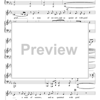 Messiah, no. 23: He was despised - Piano Score