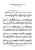 Prelude For Piano, No.3