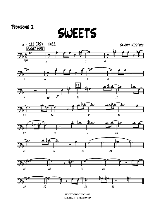 Sweets - Trombone 2