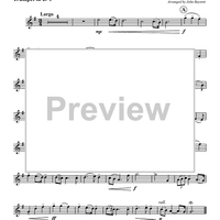 Largo in G from "Xerxes" - Trumpet 1 in B-flat