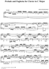 Prelude and Fughetta in C Major  (BWV 870)