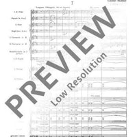 Symphony No. 1 D major in D major - Full Score
