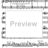 Valse-scherzo for Violin and Orchestra in C major (C-dur) - Score