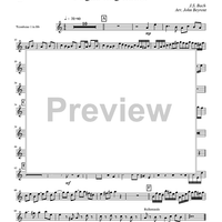 Fugue in g minor - Trombone 1 in Bb