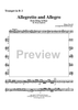 Allegretto and Allegro - Trumpet 2