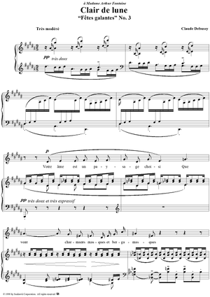 Fêtes galantes (Set 1), no. 3: Clair de lune