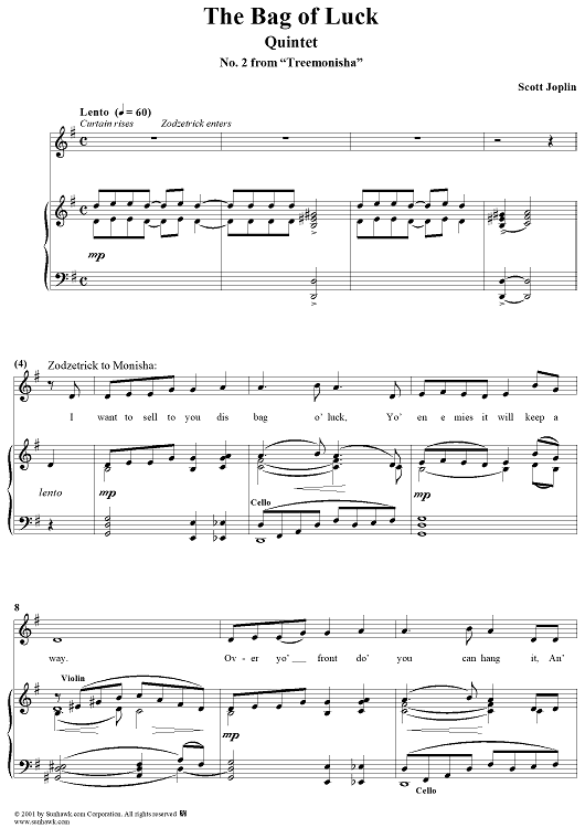 Treemonisha, No. 2: The Bag of Luck